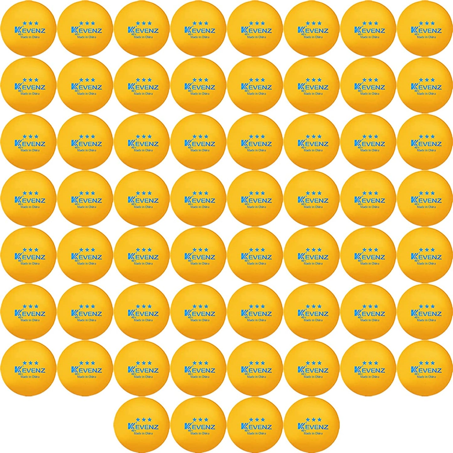 3 Star Ping Pong Balls, 40+Mm Advanced Table Tennis Ball, Bulk Outdoor Ping Pong Balls (Orange, White)